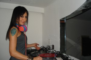In the booth at MF Room